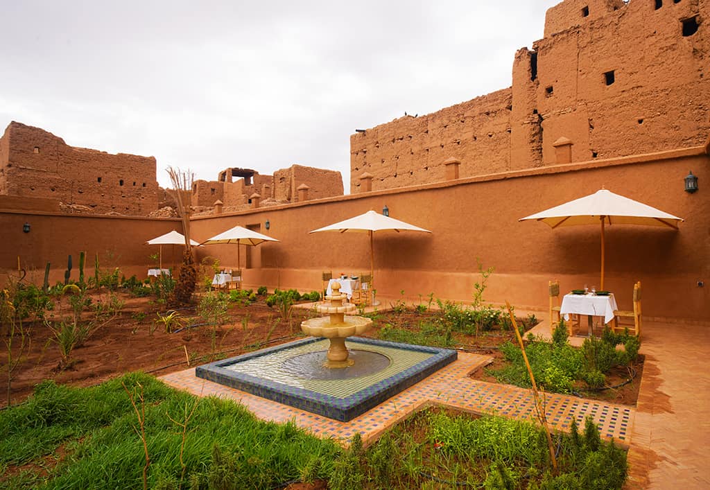 Kasbah Hnini garden